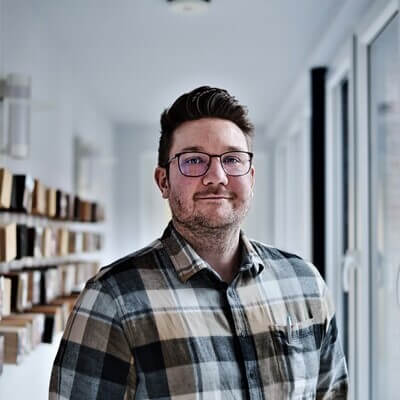 Portrait of Christopher Leist, sensory project manager at isi sensory futures.